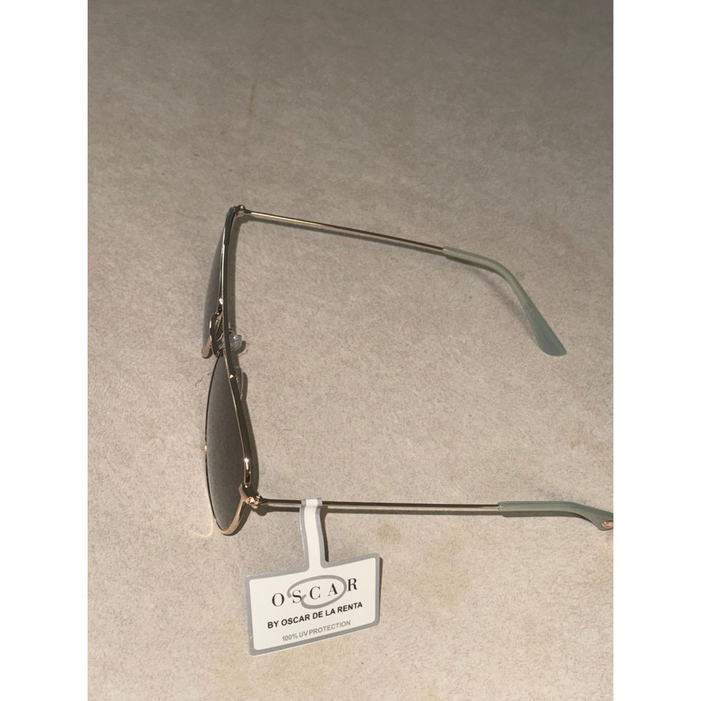 Oscar de la Renta Oscar 3110 Pilot Sunglasses Gold Retro 100% UV/UVB Unisex - Picture 3 of 11